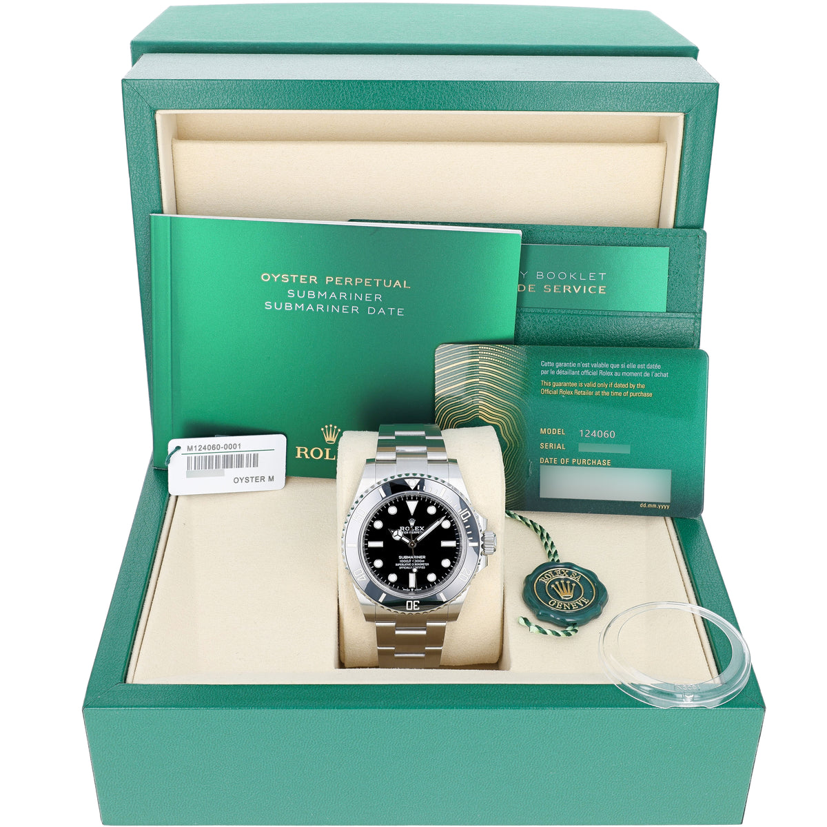 Rolex Submariner 124060 NEW 2025 OCTOBER Steel 41 mm – BDHD