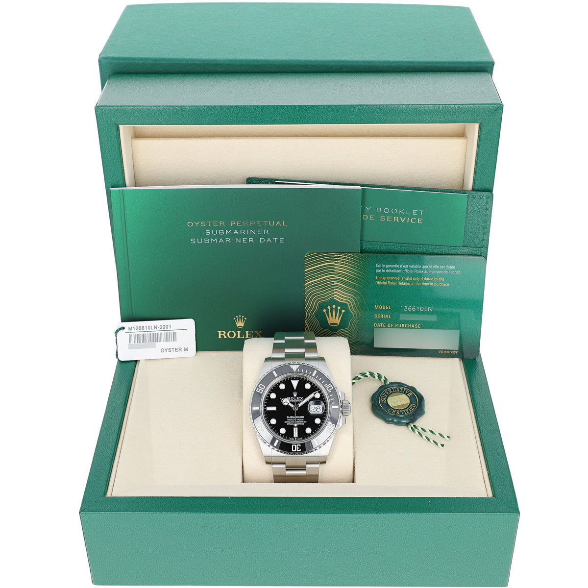 Rolex Submariner Date 41 mm 2026 SEPTEMBER UNWORN 126610LN Black