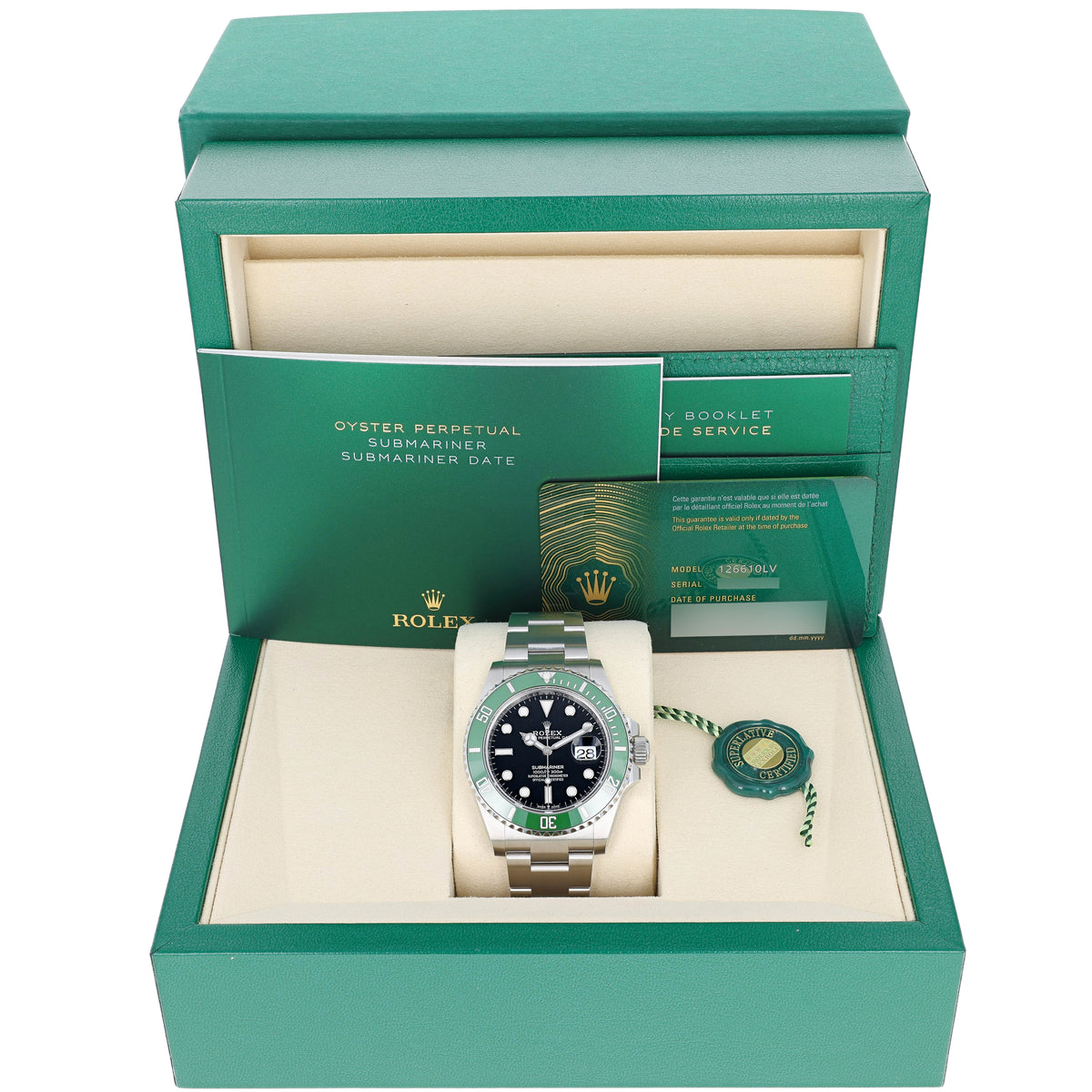 Rolex Submariner Date 126610LV NEW 2025 Green Starbucks MKII