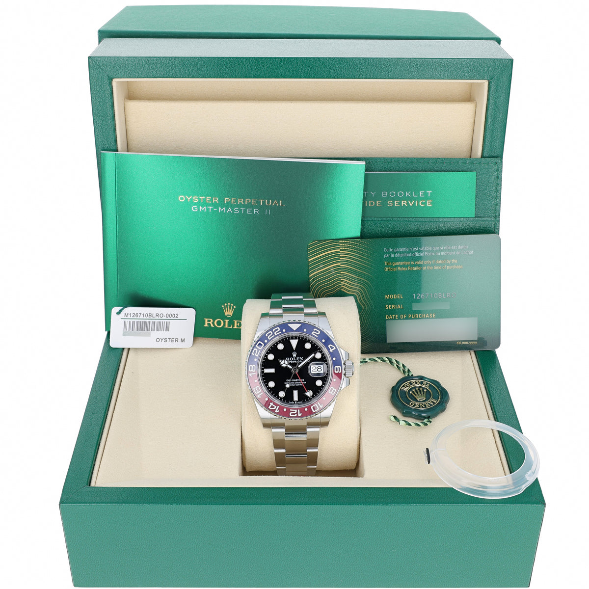 Rolex GMT-Master II 126710BLRO Pepsi NEW 2025 OCTOBER Oyster Steel
