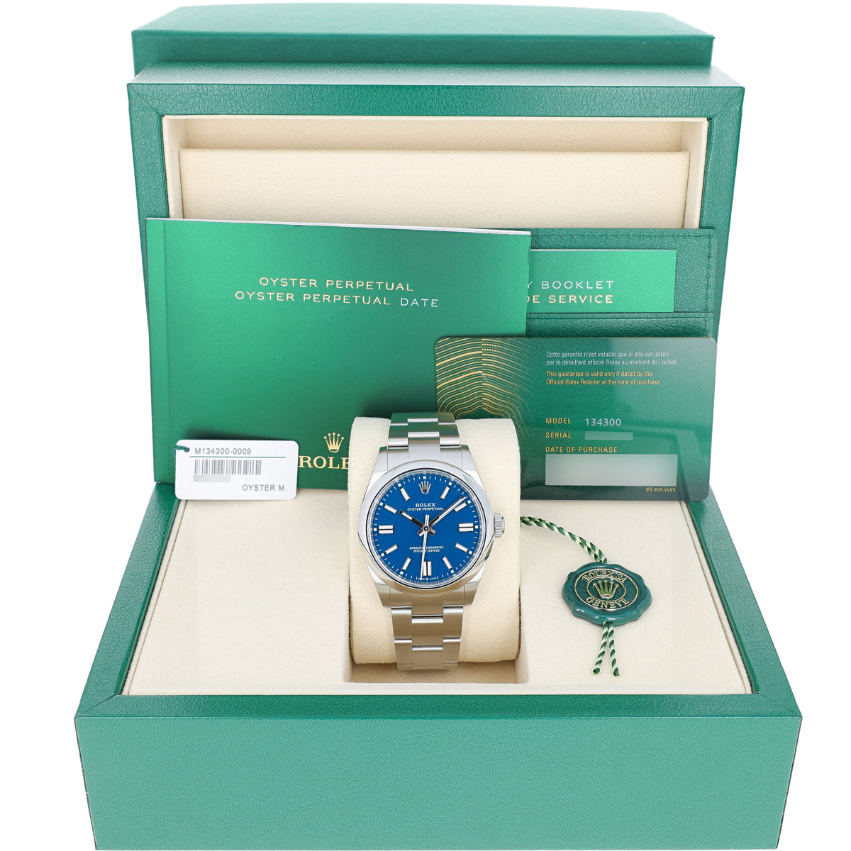 Rolex Oyster Perpetual 41 mm 134300 Med Blue NEW 2026 MAY – BDHD