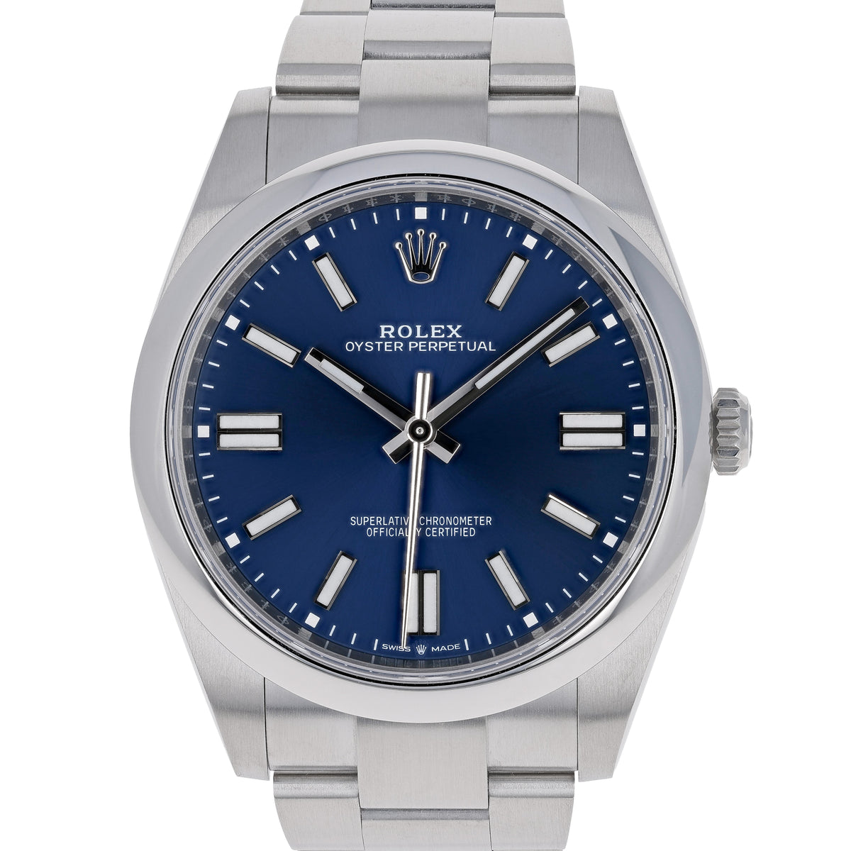 Rolex Oyster Perpetual 41 mm 124300 Blue NEW 2024 BDHD