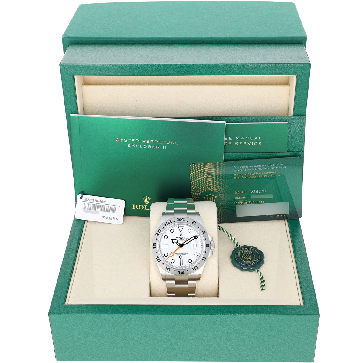 Rolex Explorer II 226570 White NEW 2025 SEPTEMBER Polar 42 mm – BDHD