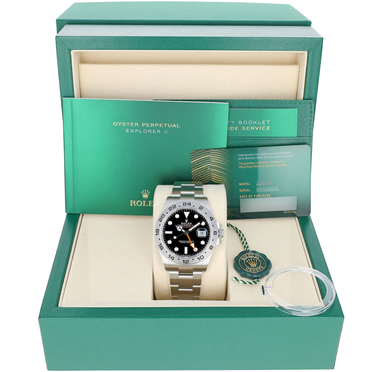 ROLEX Explorer II グリーンボックス 付属品 ROLEX Explorer II グリーンボックス 付属品 2025 Rolex