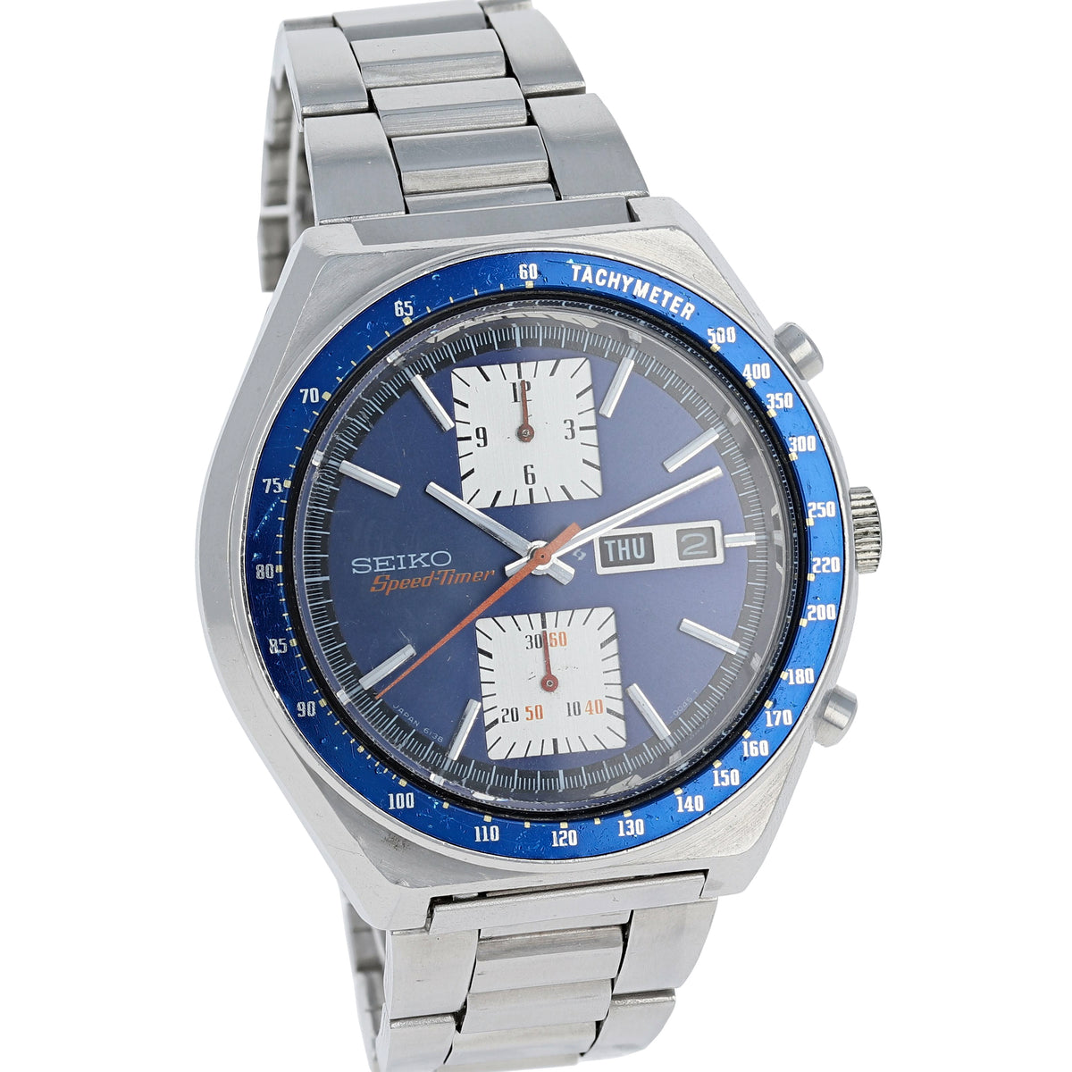 Seiko 6138-0030 Kakume -0045T Speed-Timer JDM Chronograph c 1978
