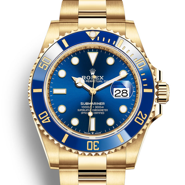 Rolex Submariner Date 126618LB Royal Blue 18k Yellow Gold 41 mm NEW 2024