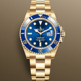Rolex Submariner Date 126618LB Royal Blue 18k Yellow Gold 41 mm NEW 2024