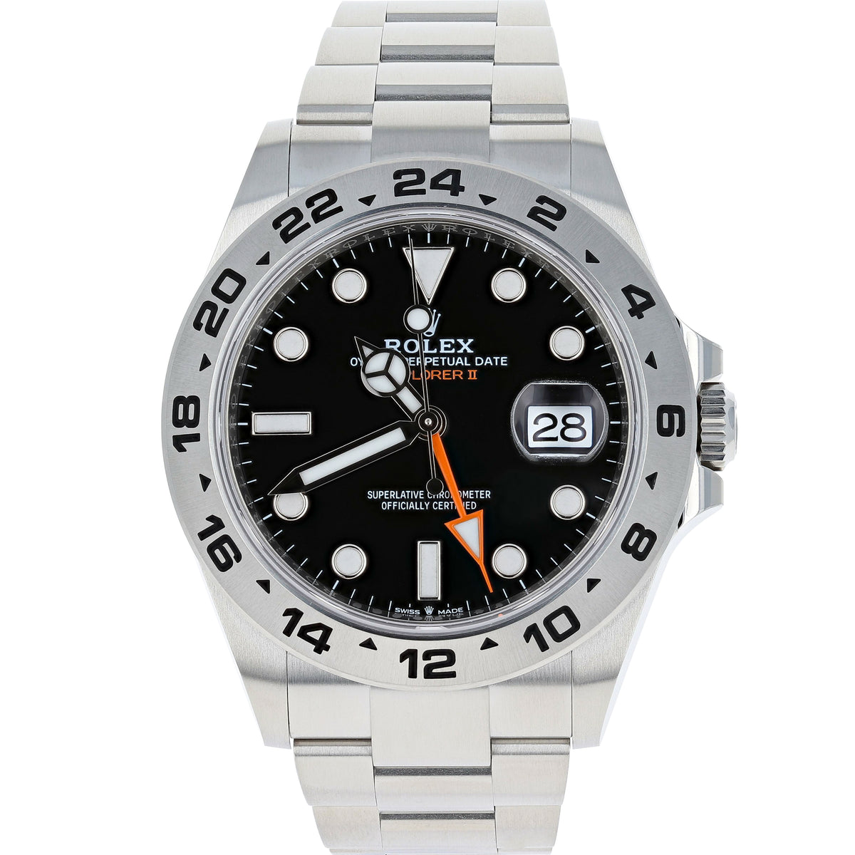 Rolex Explorer II 226570 NEW 2024 Black Steel 42 mm