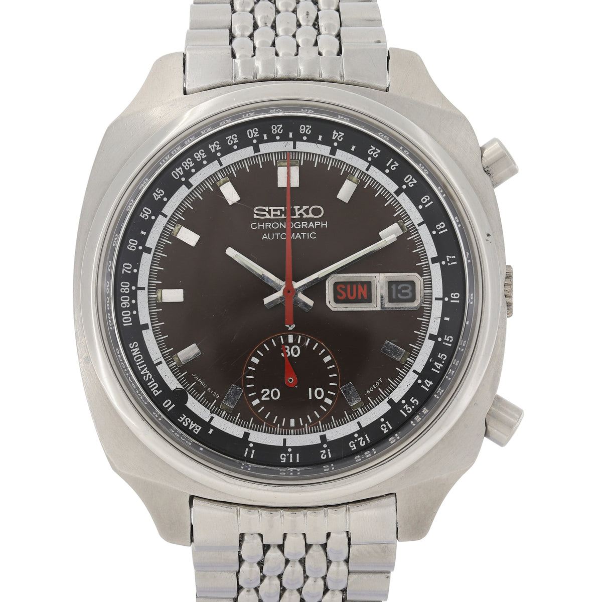 Seiko 6139-6022 Pulsations -6020T Tropical Black Automatic