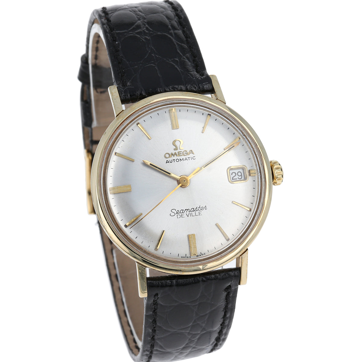 OMEGA Seamaster De Ville 14K Gold Men's Watch, Movement: 563