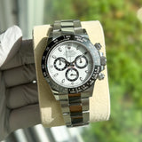Rolex Daytona 116500LN White Panda 2022 DECEMBER FULL SET Steel 40 mm