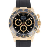 Rolex Daytona 126518LN Black NEW 2026 Yellow Gold Oysterflex 40 mm