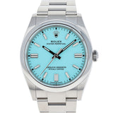 Rolex Oyster Perpetual 36 mm 126000 Turquoise NEW 2026 AUGUST STICKERS Tiffany Blue