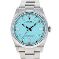 Rolex Oyster Perpetual 36 mm 126000 Turquoise NEW 2024 Tiffany Blue