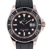 Rolex Yacht-Master 126655 Black NEW 2025 AUGUST Rose Gold Oysterflex 40 mm