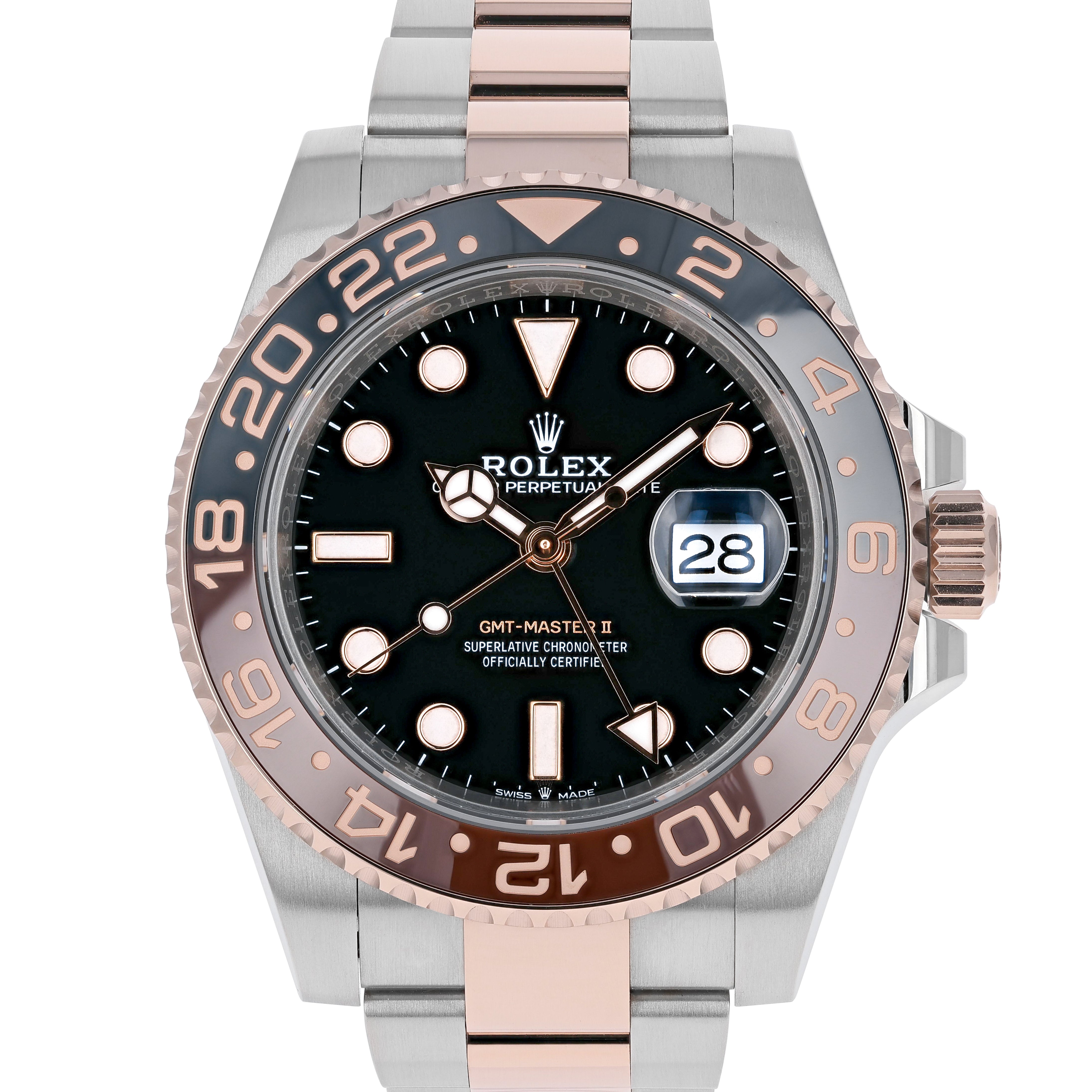 45番 Rolex GMT-Master II 126711CHNR NEW 2025 Rose Gold & Steel – BDHD