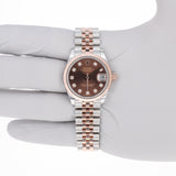 Rolex Datejust 31 mm 278271 Chocolate NEW 2025 JUNE Rose Gold & Steel Jubilee