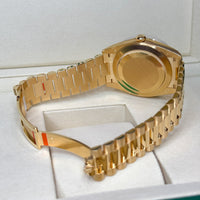 Rolex Day-Date 40 mm 228238 Green Ombre NEW 2025 STICKERS JULY President Yellow Gold