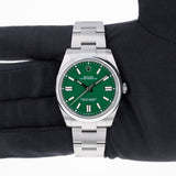 Rolex Oyster Perpetual 41 mm 124300 Green NEW 2024