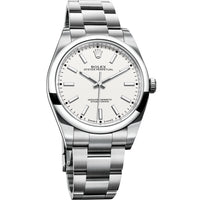 Rolex Oyster Perpetual 39 mm 114300 White Full Set