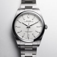 Rolex Oyster Perpetual 39 mm 114300 White Full Set