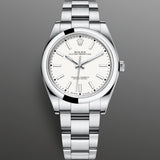 Rolex Oyster Perpetual 39 mm 114300 White Full Set