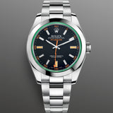 Rolex Milgauss 116400GV 2023 FULL SET Black Oyster Steel 40 mm