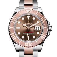 Rolex Yacht Master 116621 Chocolate 2018 Full Set Rose Gold Steel 40 BDHD