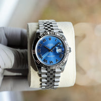 Rolex Datejust 41 mm 126334 Azzurro Blue NEW 2024 MARCH Roman Jubilee