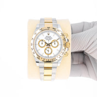 Rolex Daytona 126503 White NEW 2025 Gold and Steel 40 mm