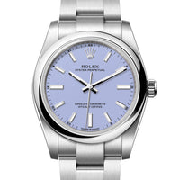 Rolex Oyster Perpetual 34 mm 124200 NEW 2025 Lavender