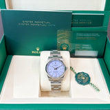 Rolex Oyster Perpetual 34 mm 124200 NEW 2026 Lavender