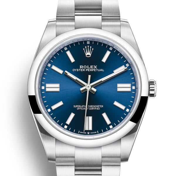 Rolex Oyster Perpetual 41 mm 124300 Blue Steel NEW STICKERS 2024