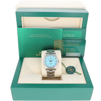 Rolex Oyster Perpetual 36 mm 126000 Turquoise NEW 2025 Tiffany Blue