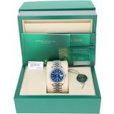 Rolex Datejust 36 mm 126234 Blue NEW 2025 JULY Jubilee Steel