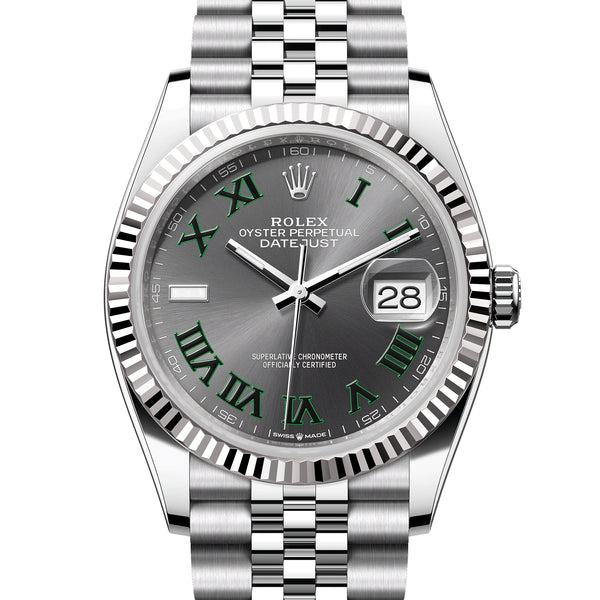 Rolex Datejust 36 mm 126234 Wimbledon Slate Roman NEW 2025 SEPTEMBER Jubilee