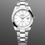 Rolex Datejust 41 mm 126300 White NEW 2026 Oyster Steel