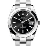 Rolex Datejust 41 mm 126300 Black NEW 2026 Oyster Steel