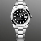 Rolex Datejust 41 mm 126300 Black NEW 2026 Oyster Steel