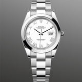 Rolex Datejust 41 mm 126300 White NEW 2026 Oyster Steel