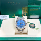 Rolex Datejust 41 mm 126300 Azzurro Blue NEW 2026 MARCH Oyster Steel