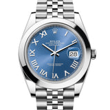 Rolex Datejust 41 mm 126300 Azzurro Blue Jubilee Steel