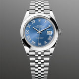Rolex Datejust 41 mm 126300 Azzurro Blue Jubilee Steel