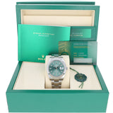 Rolex Datejust 41 mm 126300 Mint Green NEW 2026 Oyster Steel