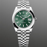 Rolex Datejust 41 mm 126300 Green NEW 2026 Jubilee Steel
