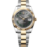 Rolex Datejust 41 mm 126333 Wimbledon NEW 2026 Slate Roman Oyster Gold & Steel