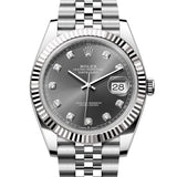 Rolex Datejust 41 mm 126334 Slate Diamonds NEW 2026 Jubilee Steel