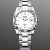 Rolex Datejust 41 mm 126334 White NEW 2026 Oyster Steel