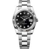 Rolex Datejust 41 mm 126334 Black Diamonds NEW 2026 Oyster Steel