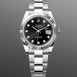 Rolex Datejust 41 mm 126334 Black Diamonds NEW 2026 Oyster Steel